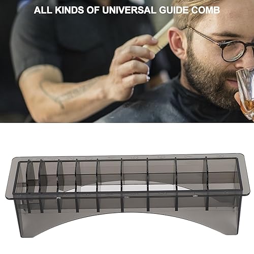 Miniatura 9 de Soporte de peine para cortapelos de 10 rejillas, estuche de almacenamiento de peine eléctrico para cortadora de pelo, organizador de peine para