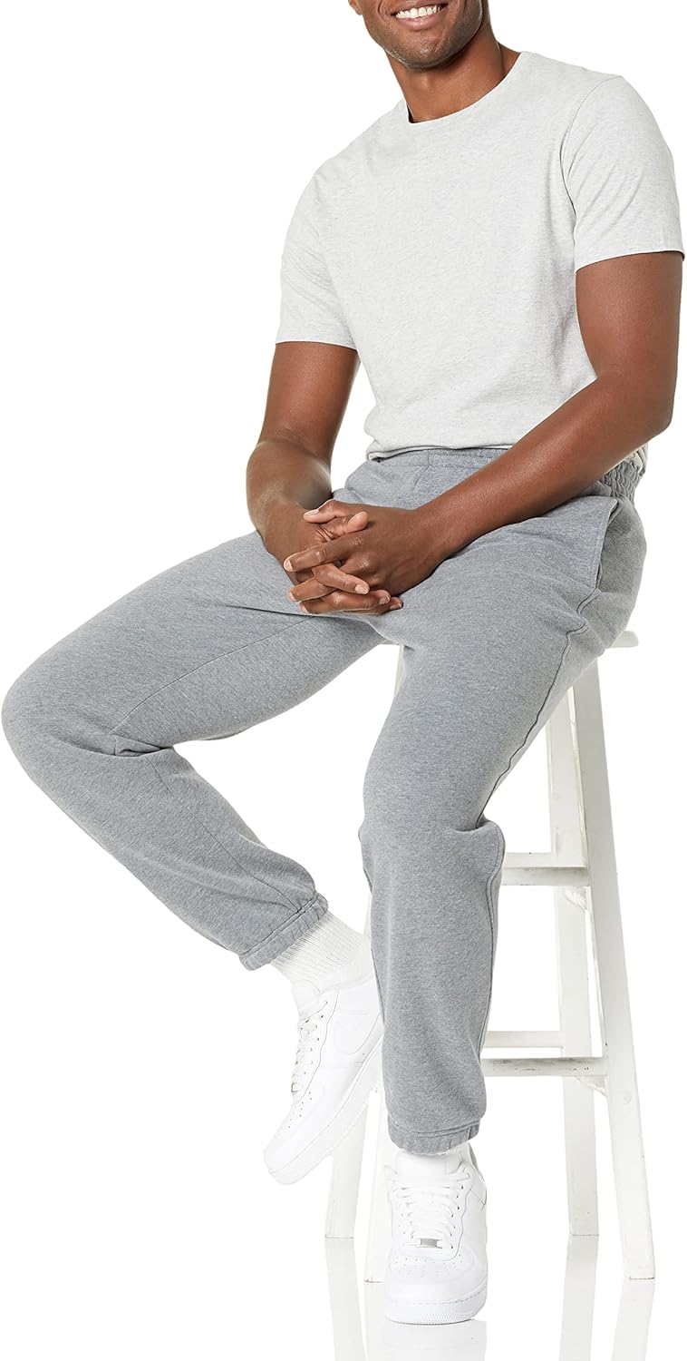 Amazon Essentials Sweatpants for Men, Fleece, Closed Bottom (Available in Big and Tall) - Image 4