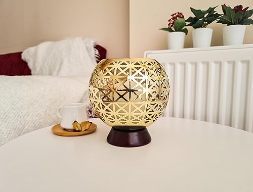 Miniatura 2 de Portavelas OShadow (lanzador de sombras con patrones únicos), portavelas marroquíes para decoración de mesa de centro de mesa y candelabro, soporte