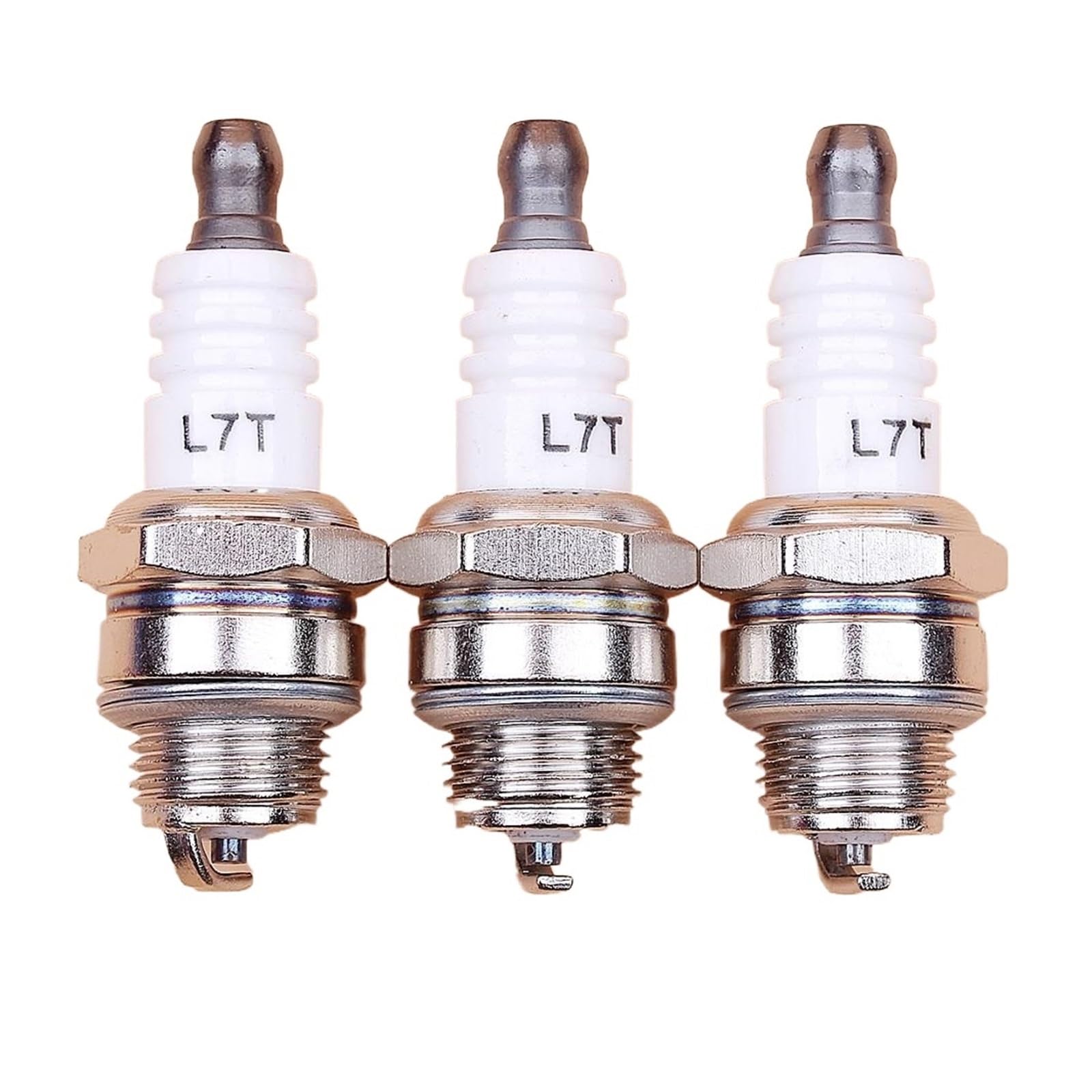 Lot de 3 Bougies d'allumage for tronçonneuse, souffleur et débroussailleuse H 2 Temps