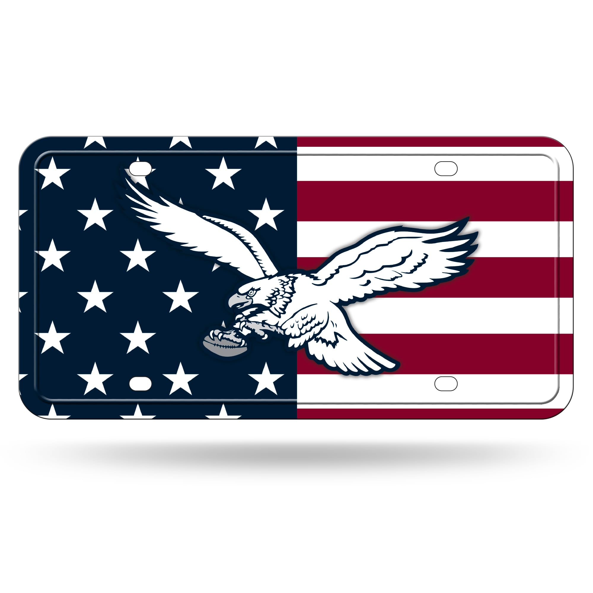 Rico Industries NFL Football Philadelphia Eagles Kelly Green Metal Tag - auto accessories | Mubboo