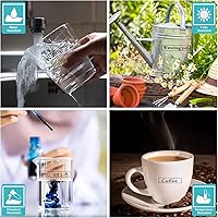 Vista 5 de Compatible con cinta transparente D1 de repuesto para cinta de etiquetas DYMO D1 45010 S0720500, repuesto de etiquetado transparente de 0.47