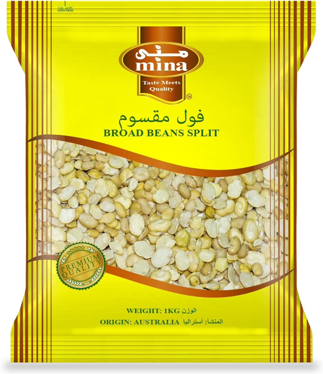 Mina Broad Beans Split 1 Kg