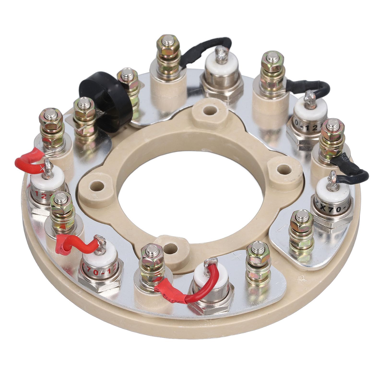 ViaGasaFamido Ruota del Raddrizzatore Anello Ad Circolare della Ruota del Ponte Raddrizzatore in Ottone per Uso Sostitutivo della Riparazione del Generatore di Componenti Elettronici del Generatore