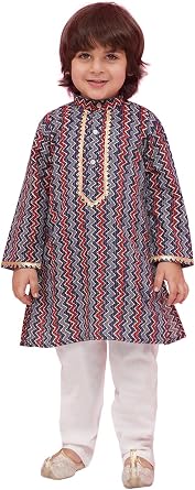 AJ DEZINES Boys Indian Ethnic Wear Bollywood Style Kurta Pyjama for Kids Diwali Outfit