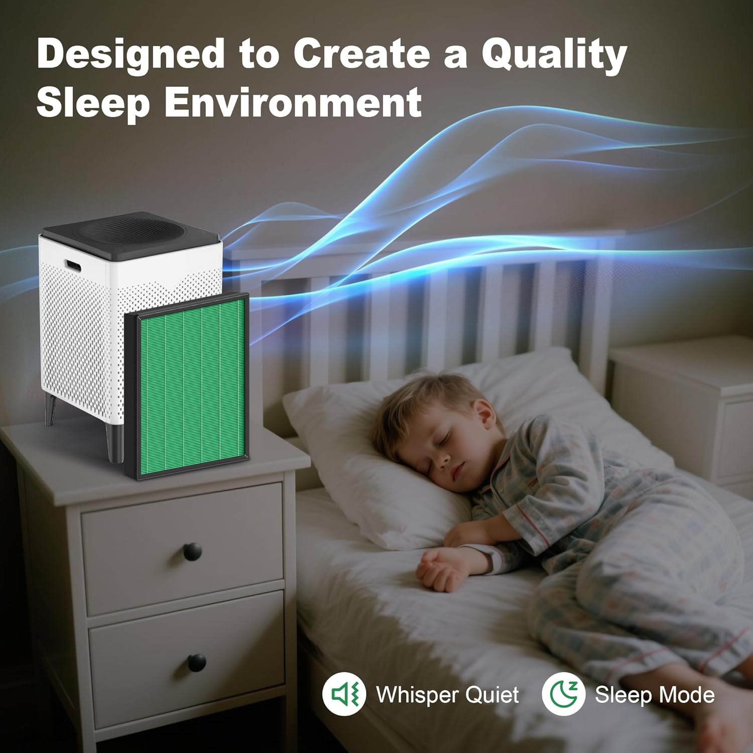 400/400S Replacement Filter for Coway AIRMEGA Max2 400 400S 400(G) 400S(G) Air Purifier, Max2 Green True HEPA and Active Carbon Filter Set, AP-2015-FP, 2 Pack - Image 7