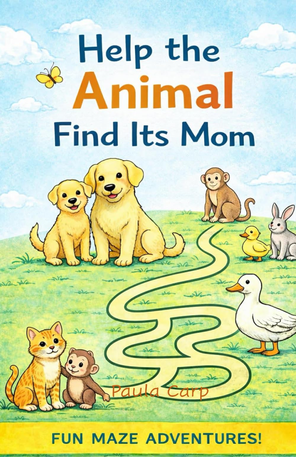 Help the Animal Find His Mom: mazes