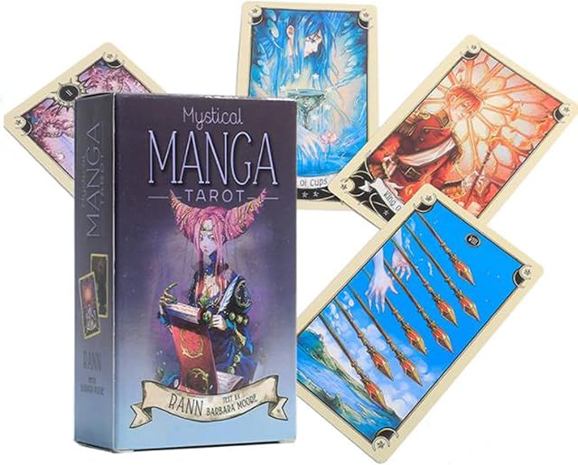 Yedaoiu Tarot Cards 78 Classic Vintage King Tarot Fate Forecasting Cards Game Set Universal Divination Future Game for Beginners Family And Friends Gathering Unique Gift,Purple