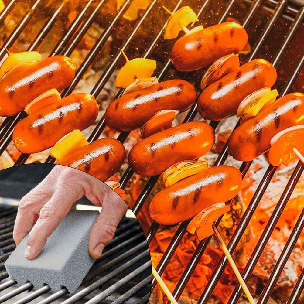 24 . biuro do czyszczenia grilla, blok do cegieł, kamień do czyszczenia grilla, pumeks do czyszczenia rusztu grilla, narzędzia do grillowania