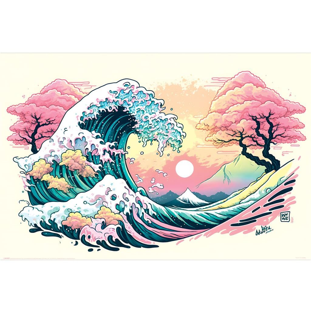 Ada Ingram Pastel Wave Maxi Poster