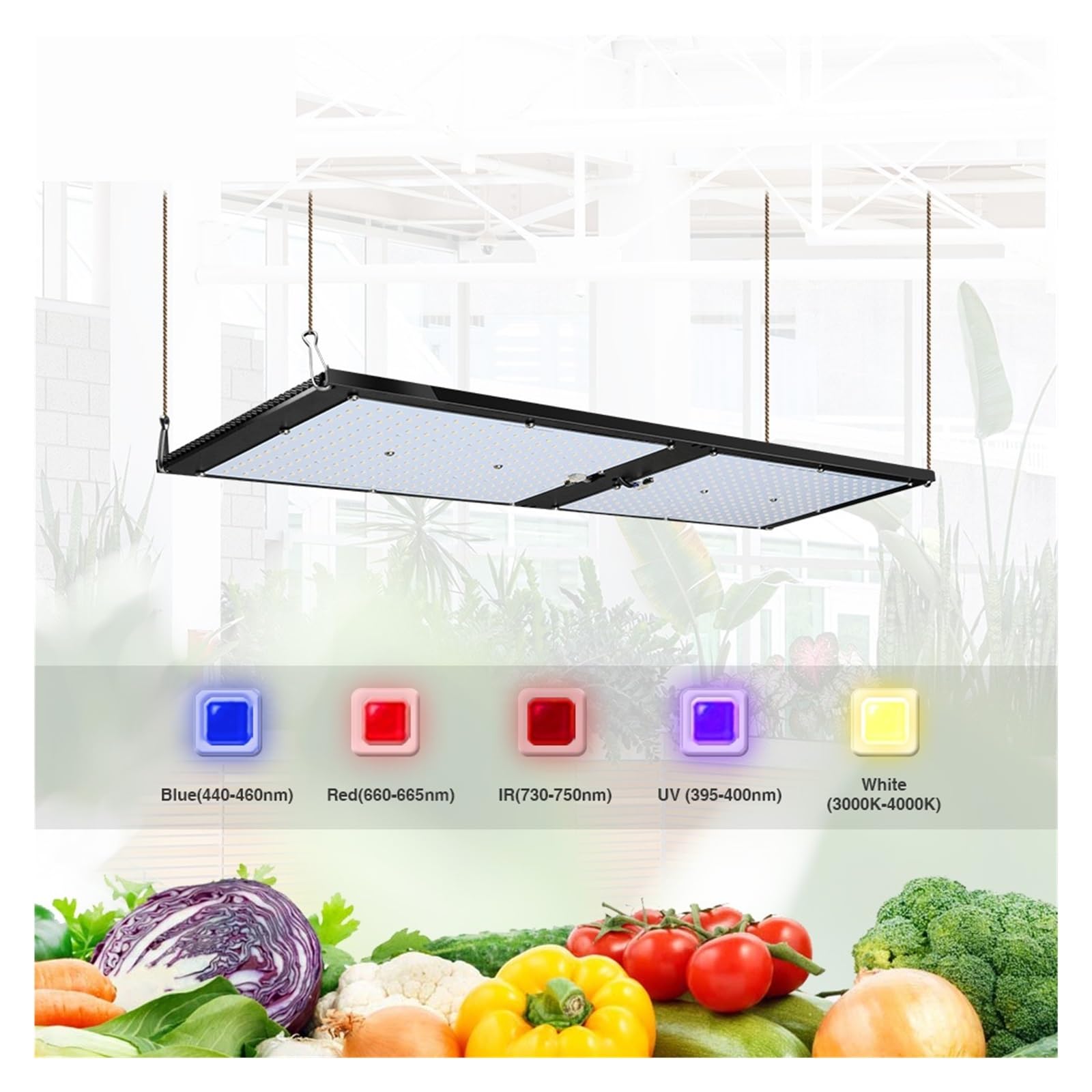 Lampe de Plante, LM301H Dimmable 240w Tech Panneau LED Kit de Culture hydroponique Lampe Phyto for éclairage de Croissance de Plantes de Serre(3000K IR UV 660 450)