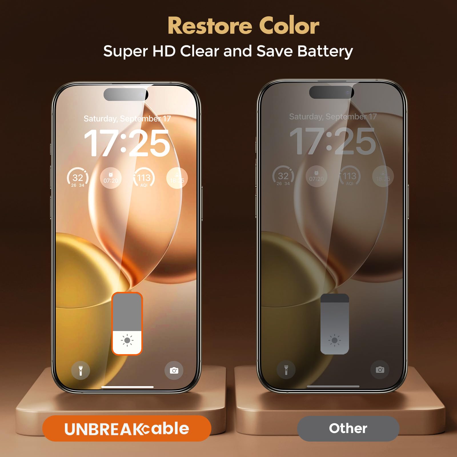 UNBREAKcable Lot De 2 Protections D'écran Pour IPhone 14 Pro Ax - 1