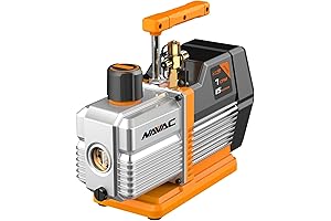NAVAC 7 CFM Vacuum Pump | Dual-Stage AC Motor | Quick Pump Down