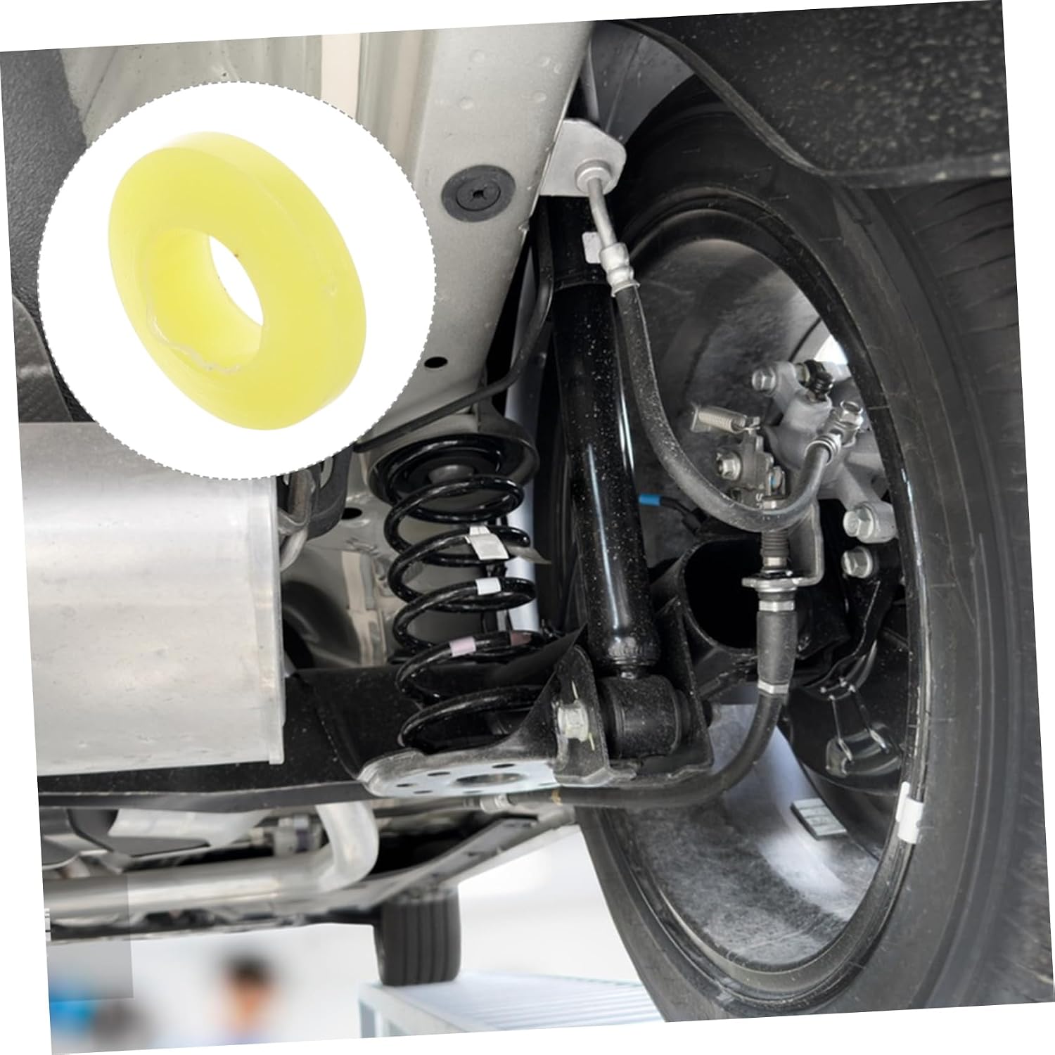 100Pcs Car Shock Absorption Ring Bushing Damping Buffer Cushion for Suspension Stability Easy to Install Compatible with Various Vehicle Models