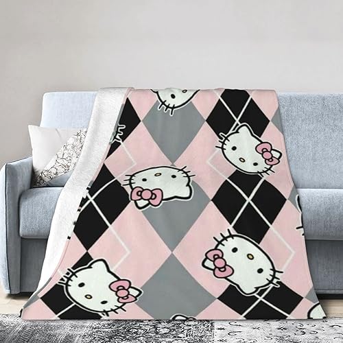 Miniatura 2 de Manta ligera de terciopelo ultra suave, manta de cama, manta duradera para decoración del hogar, manta de sofá, alfombra de 50 x 40 pulgadas, gato