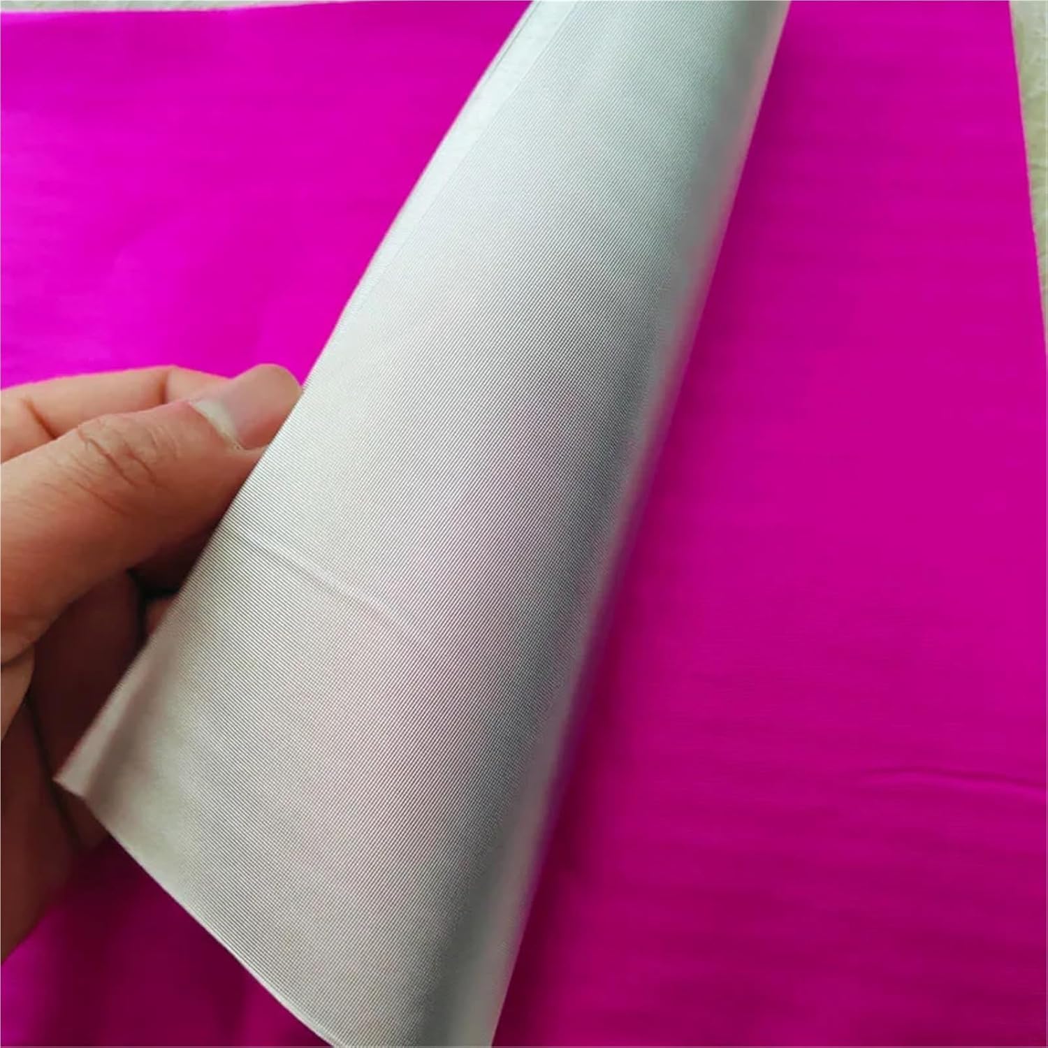 200pcs Aluminium Foil Wrapper Paper Wedding Chocolate Candy Wrapping(Rose Red)