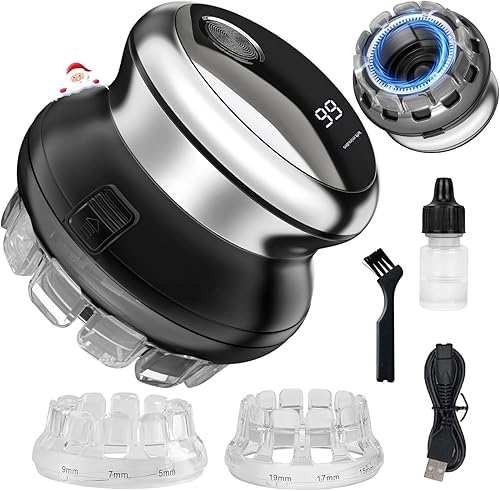 Miniatura 9 de Juego de cortapelos para hombre, inalámbrico, eléctrico, corto, kit de aseo profesional para hombres, recortadores personales impermeables, corte