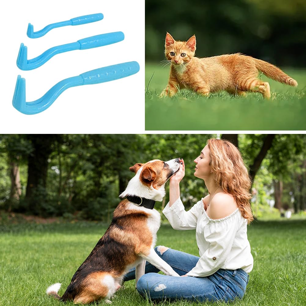 3 pcs Tailles Set Tire Tique Retireur de Tiques Fiable pour Chiens, Chats, Chevaux Retire Tique Parfait