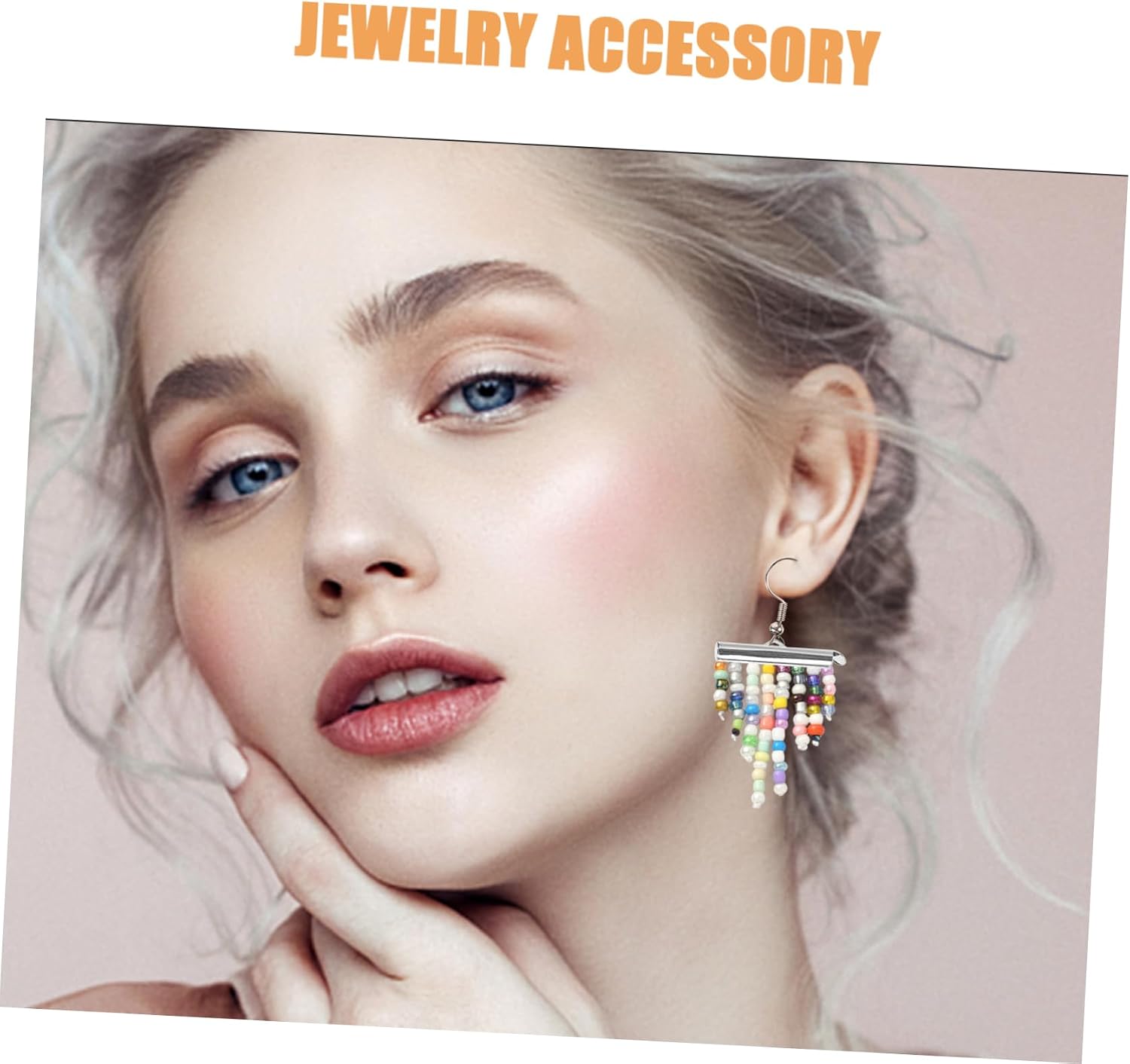DOITOOL 5pcs 1 Metal Jewelry Slider Tube Clasp Slide-on End Clasp Beading Cord Ends Jewelry Accessory