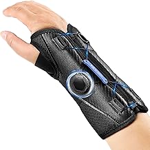 NEENCA Handgelenkstütze, Verstellbare Tag-Nacht-Handgelenkschiene mit Metallschiene-Stabilisator, Elastische Handgelenkbandage Entlastung für Karpaltunnel, Tendinitis, Arthritis, schmerzen (Links, M)
