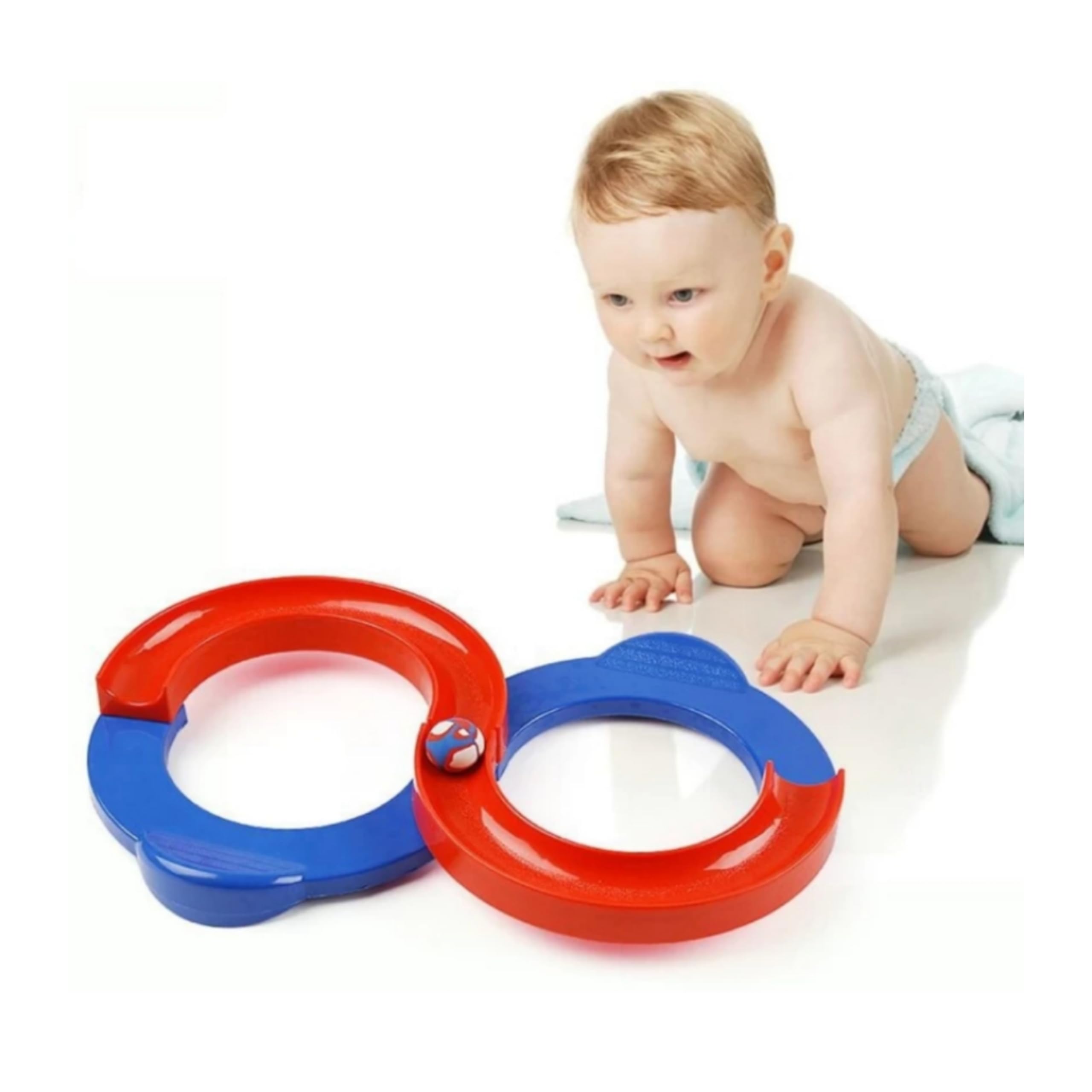 Hop Ball Infinity Loop Track Toy, Creative Hand-Eye Coordination Exercise, Ages 4+, Multi-Color Pack of 1-image-7