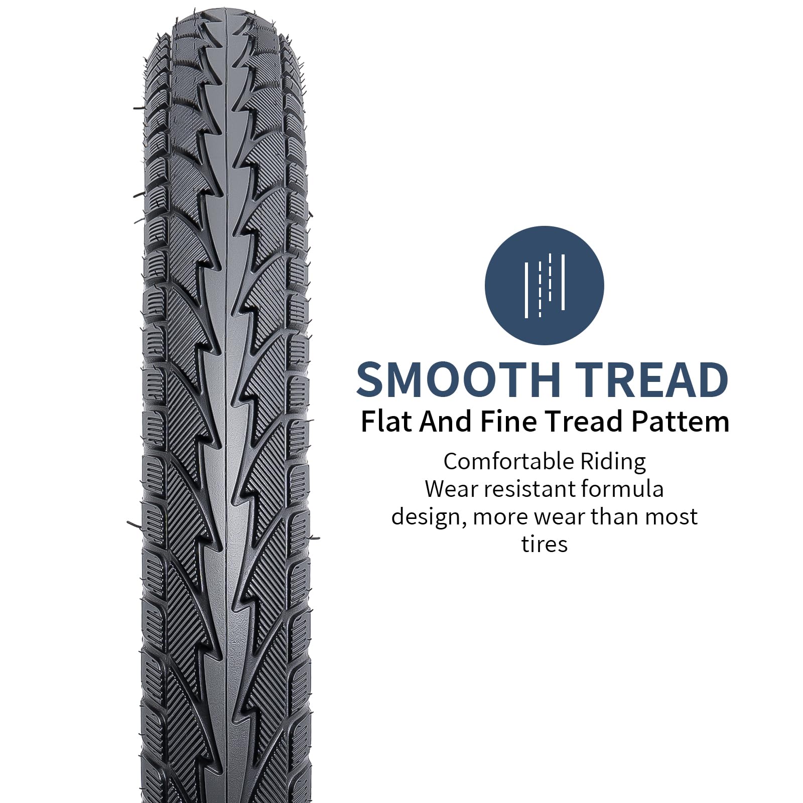 YunSCM 2 neumáticos de bicicleta de 20 pulgadas 20 x 1,75 cubierta 47-406 compatible con 20 x 1,75 ciudad/carretera neumáticos