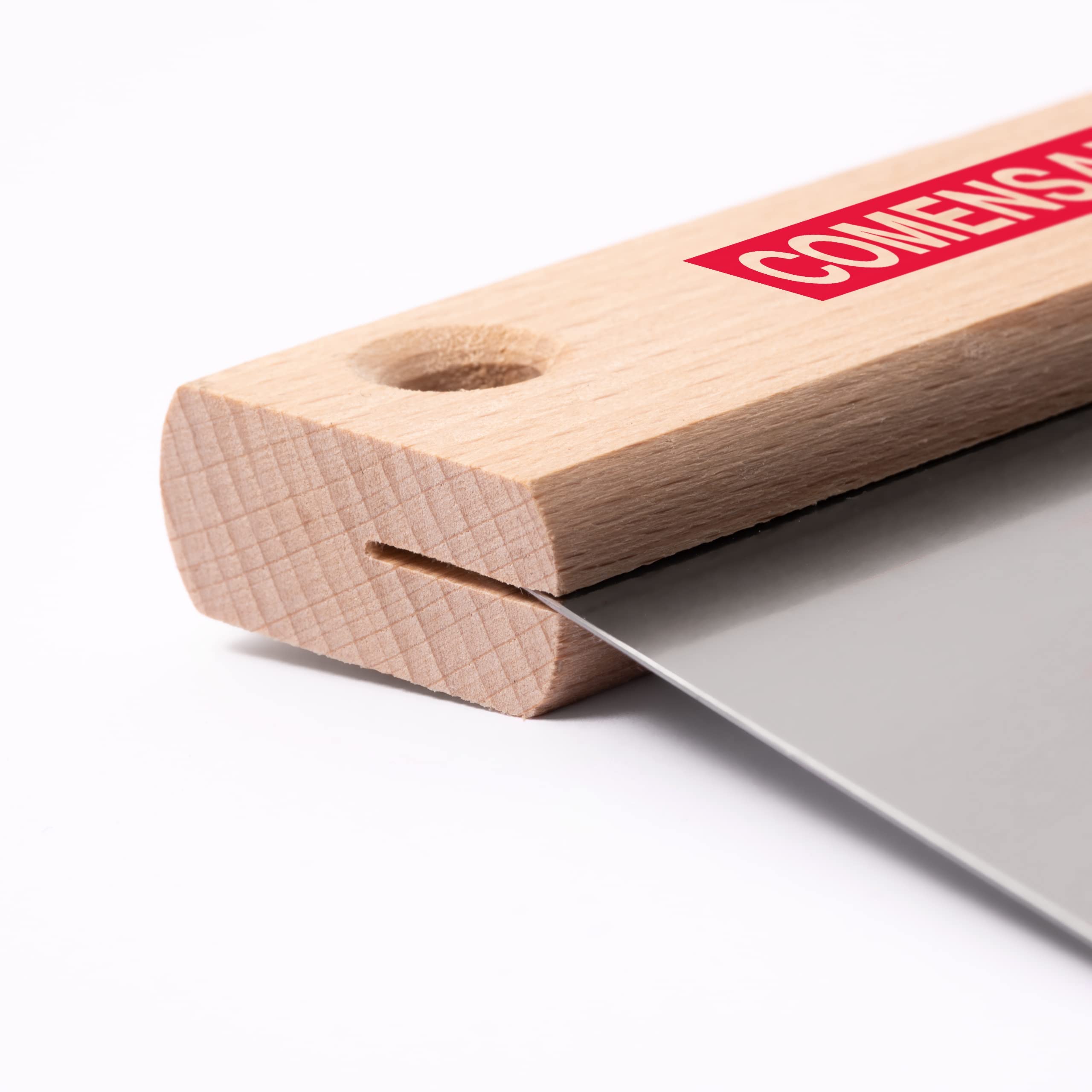 COMENSAL® Premium Zestaw do szpachlowania fug - 4 trapezowe szpachelki 150 mm - gładkie trapezowe - z tynku gipsowego - trapezowe z zębami - Made in EU