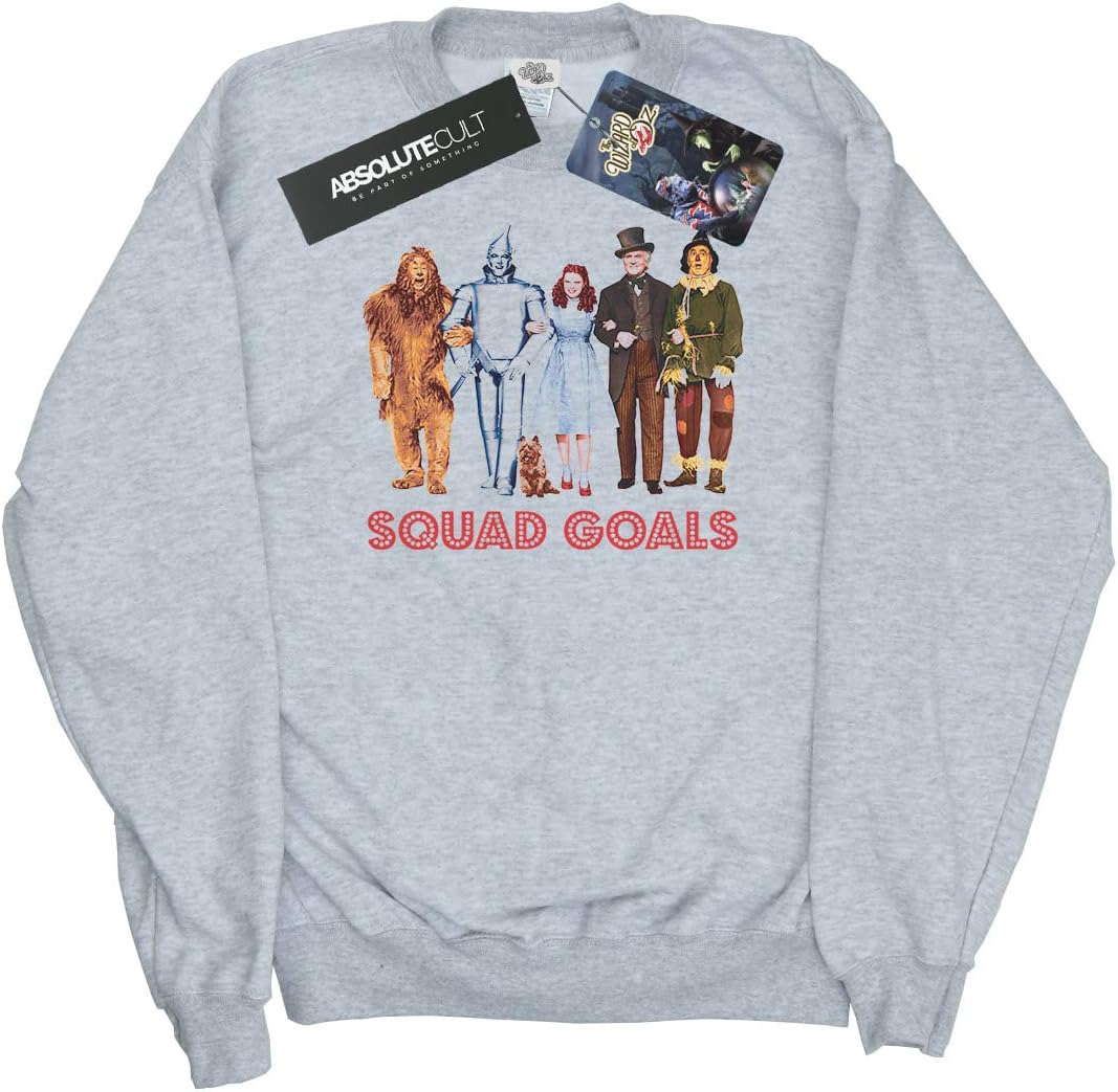 Wizard of Oz Boys Squad Goals Sweatshirt 9-11 Years Sport Grey