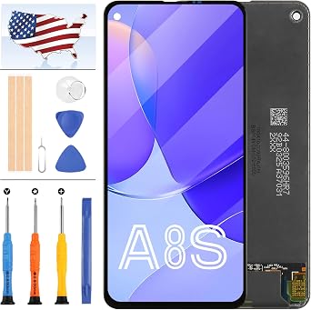 for Samsung Galaxy A8S Screen Replacement Compatible for Samsung Galaxy A9 PRO 2019 LCD Display SM-G8870 SM-G887F SM-G887N SM-A8s Touch Digitizer Screen Full Assembly Repair Parts TFT Black