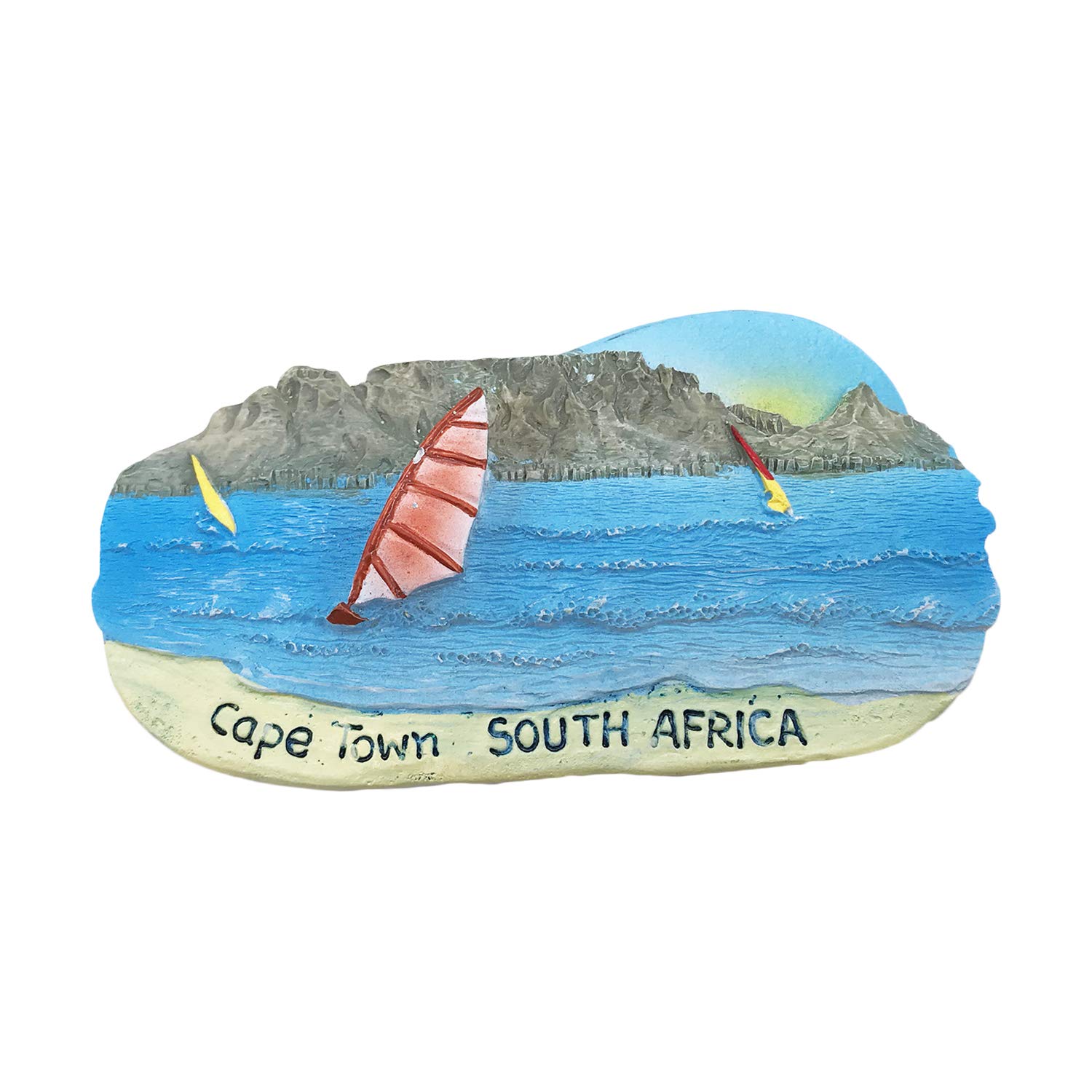 Wedarego Cape Town South Africa 3D Refrigerator Magnet Tourist Travel Souvenirs Handmade Resin Craft Magnetic Stickers Home Kitchen Decoration Fridge Magnet Collection Gift