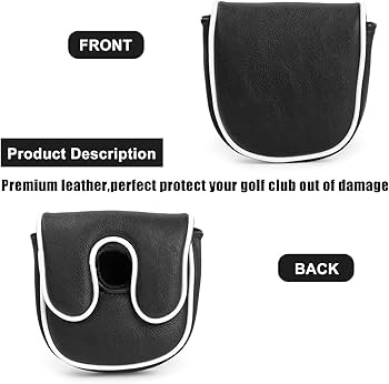 Amazon.co.jp: マレットパターヘッドカバー Blackスタイル