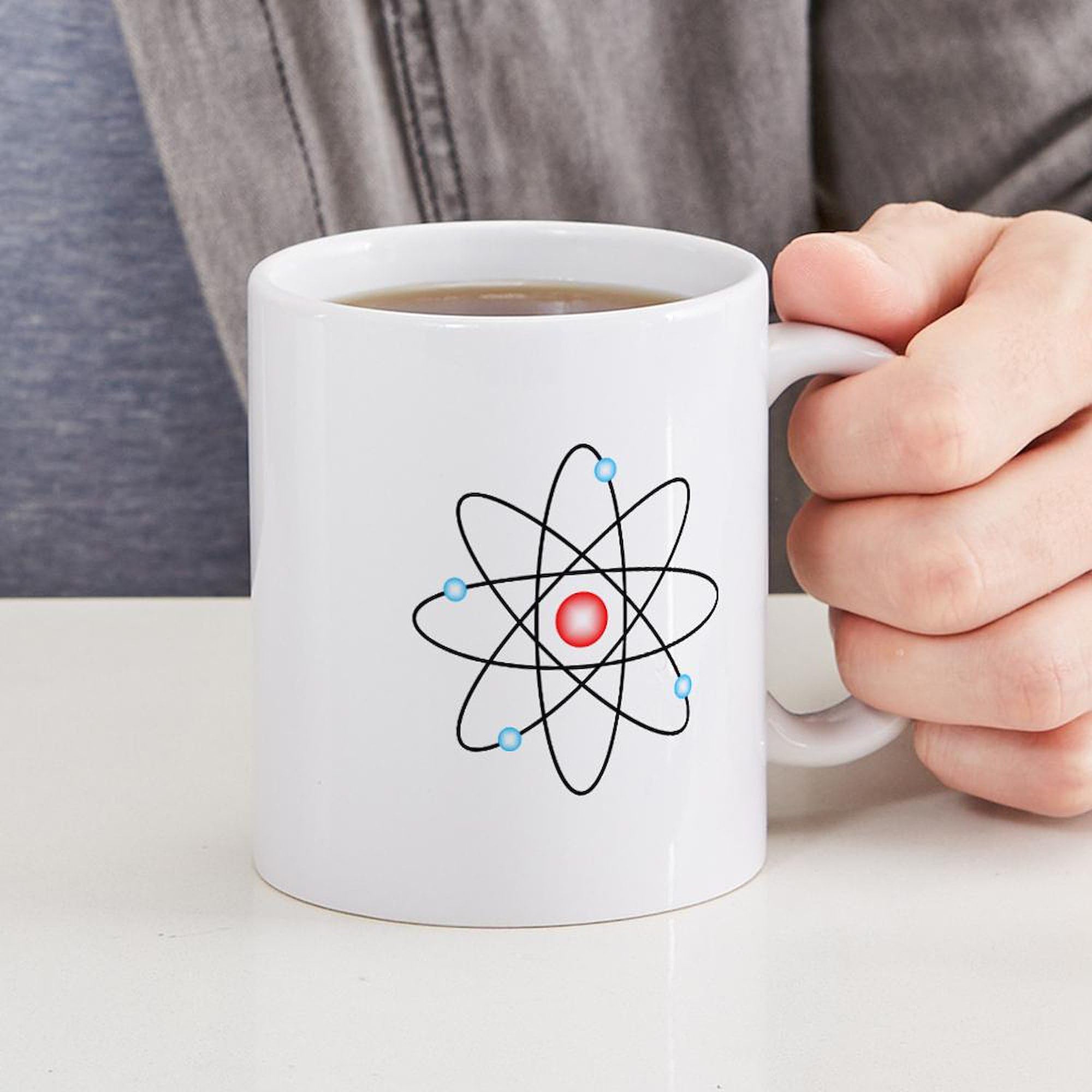 Amazon.com | CafePress Atomic Mug 11 oz (325 ml) Ceramic Coffee Mug: Coffee  Cups & Mugs