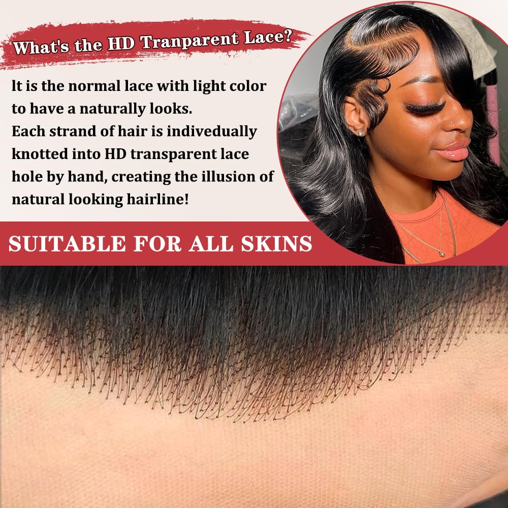 Human Hair Body Wave Bob Wig Lace Front Glueless Natural Color