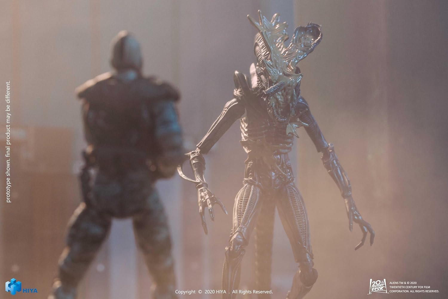 Hiya Toys Exquisite Mini Series 1/18 Scale 5 Inch Aliens Headshot Alien Warrior Action Figure