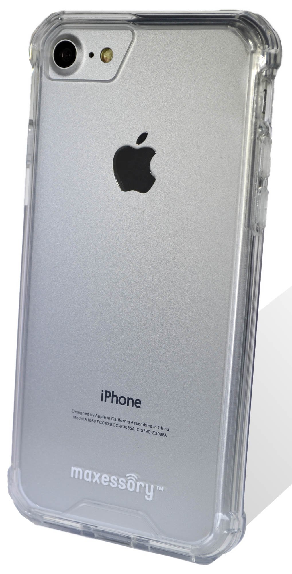 iPhone 7 Case, iPhone 8 (4.7 inch) Case, Maxessory Solar Crystal Clear Drop-Proof Protective Ultra-Thin TransHard Rigid Shell Cover w/Shockproof Protector Armor transparent AI78-SLR