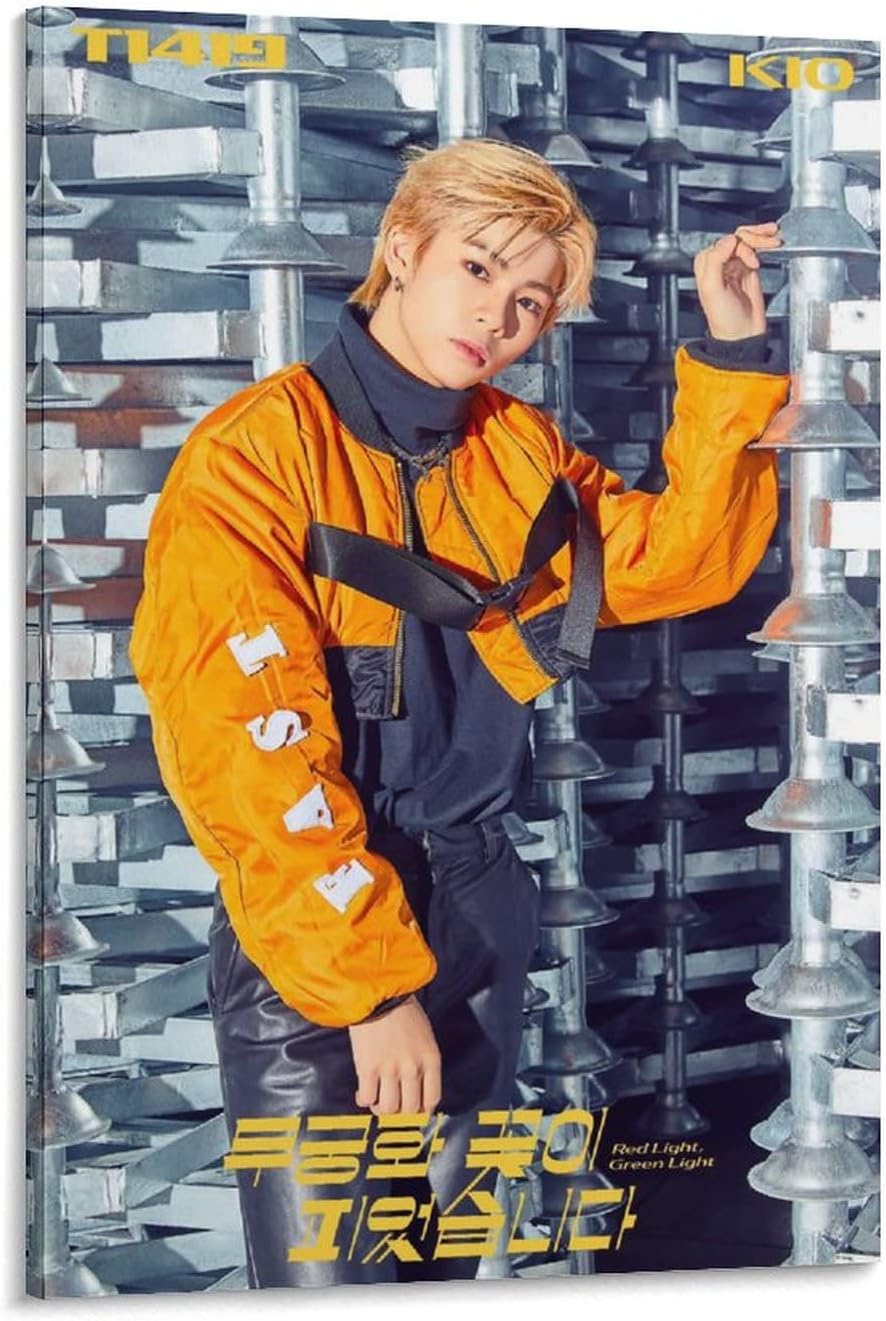 Kio T1419 Red Light Green Light Teaser Ver.1 Kpop Boy Group Band Idol Canvas Art Poster And Wall Art Picture Print Modern Family Bedroom Decor Posters 24x36inch(60x90cm)