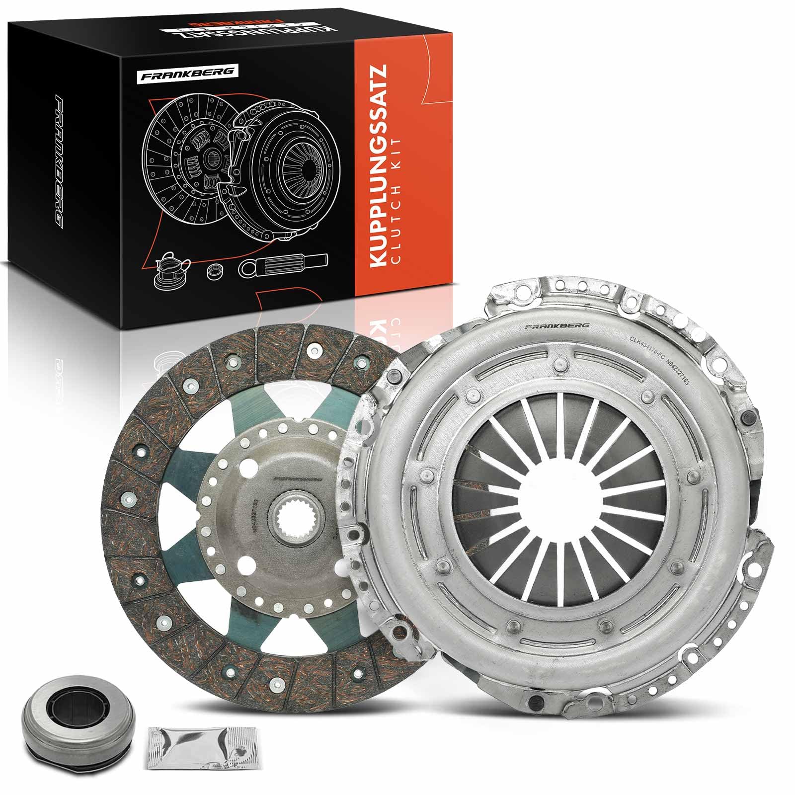 Kit d'embrayage Frankberg avec palier pour 308 CC, C4 II, 5008 et Jumpy 2.0L - 7
