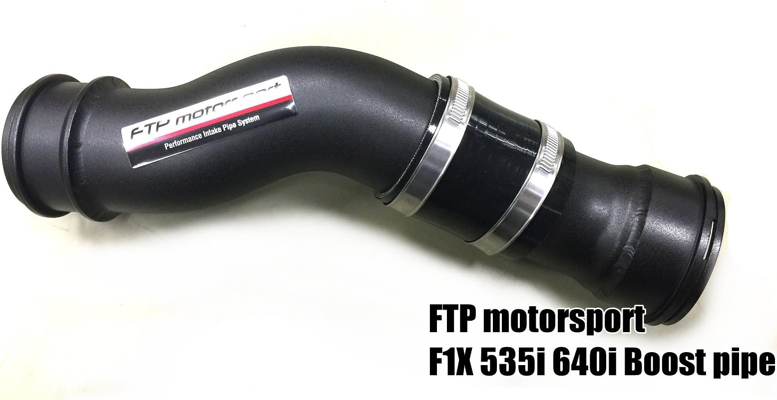 FTP Intercooler Boost pipe for N55 F10 535i 640i 740i Black Aluminum