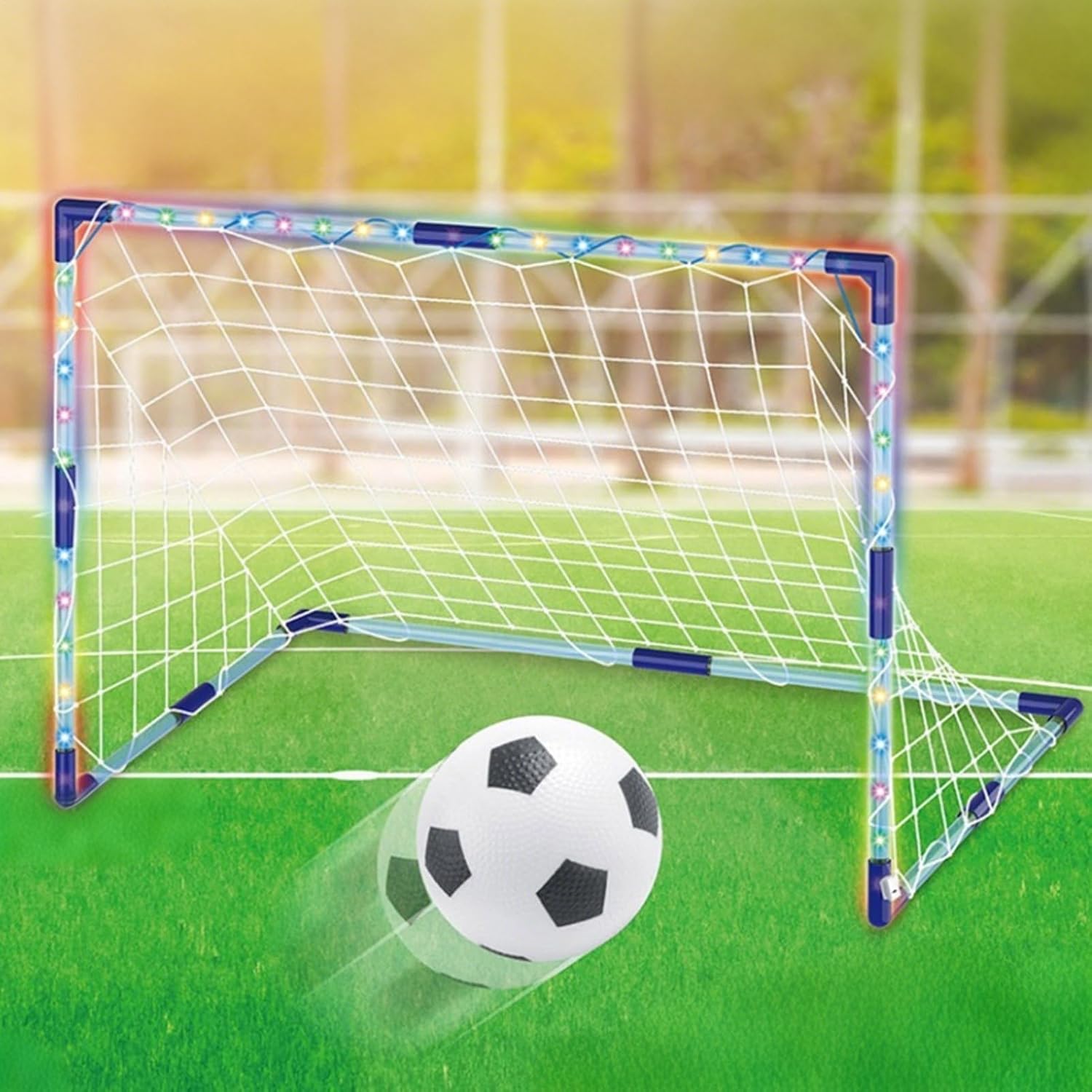 Genérico Children's Football Goal - Folding Goal for Outdoor Children | Small Goal for Practice in Gym Field Training Games Beach Park