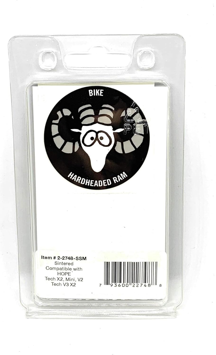 Bike Brake Pads Resin or sintered for Hope Tech X2, X 2 Race, Mini V2, Tech V 2 Brakes. The Bicycle Replacement Part for OEM Brakes for high Braking Power