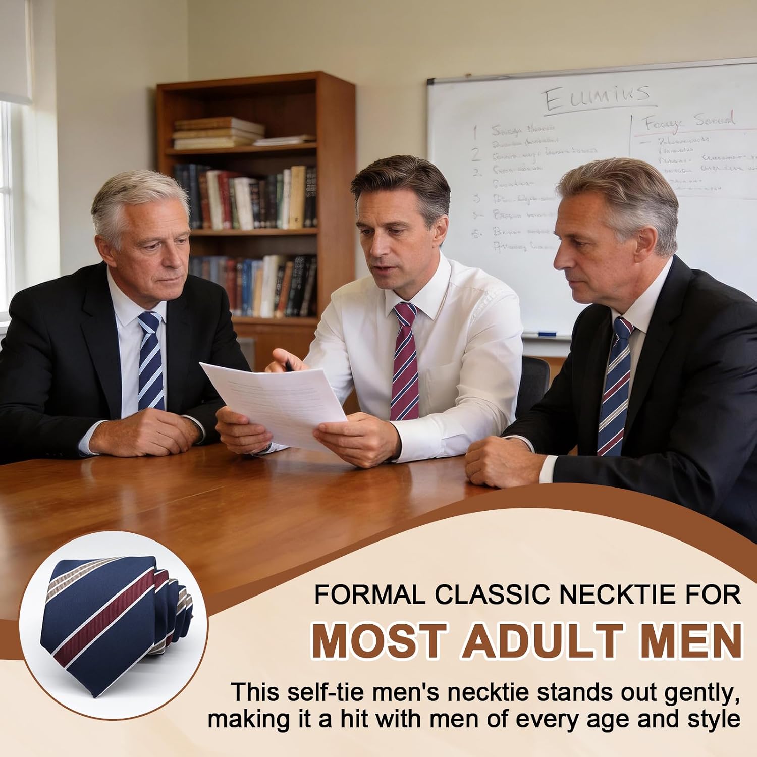 Plaid Ties for Men, Skinny Striped Mens Ties Self-tied Classic Men's Neckties for Wedding Business Meeting Casual