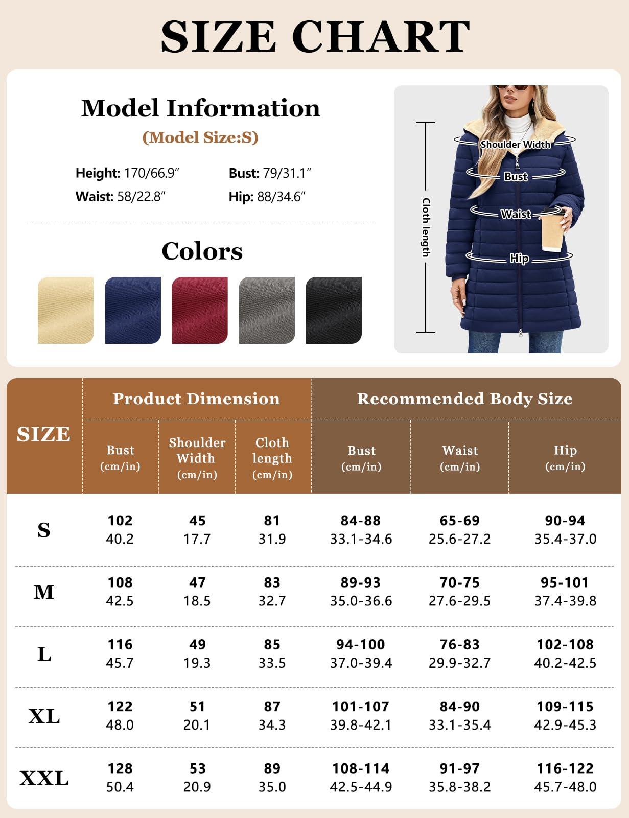 Giacca Trapuntata Invernale Donna Lunga Giubbotto in Pile Caldo Giubbino Puffer Cappotto Imbottito Quilted Jacket Elegante Piumino Invernali Autunno Parka con Cappuccio