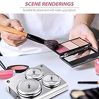 Vista 2 de Contenedor de líquido acrílico de acero inoxidable, vaso de polvo líquido acrílico de acero inoxidable, contenedor de polvo de uñas con tapas