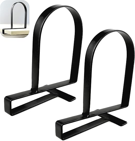 Bookends for Shelves HeavyDuty Clamped Book Ends Book Shelf Holders