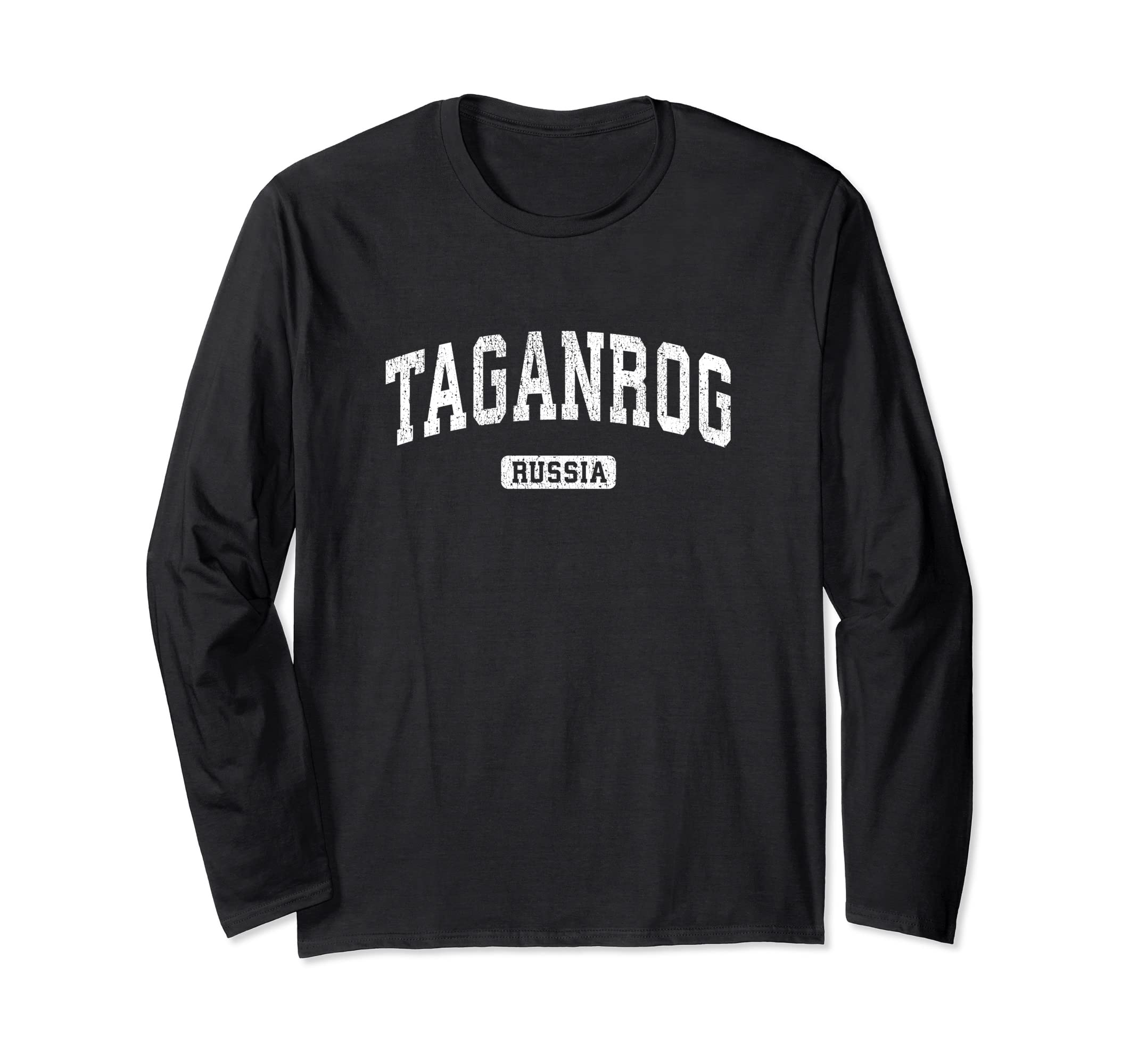 Taganrog Russia Vintage Sports Design Long Sleeve T-Shirt