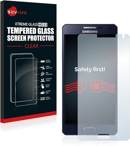 Savvies Vetro Temperato Compatibile con Samsung Galaxy 2015 Pellicola Protettiva Durezza Savvies Vetro Temperato Compatibile con Samsung Galaxy 2015 Pellicola Protettiva Durezza