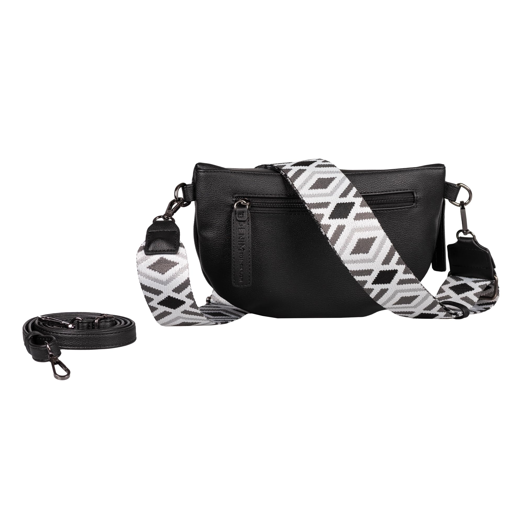 TOM TAILOR Denim Mena Damen Gürteltasche Bauchtasche Klein Schwarz