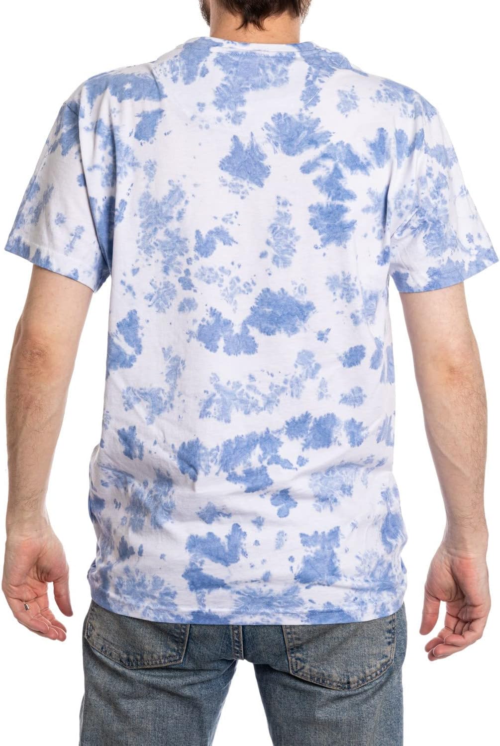 Calhoun NHL Surf & Skate Mens Team Logo Cloud Tie Dye Short Sleeve T-Shirt