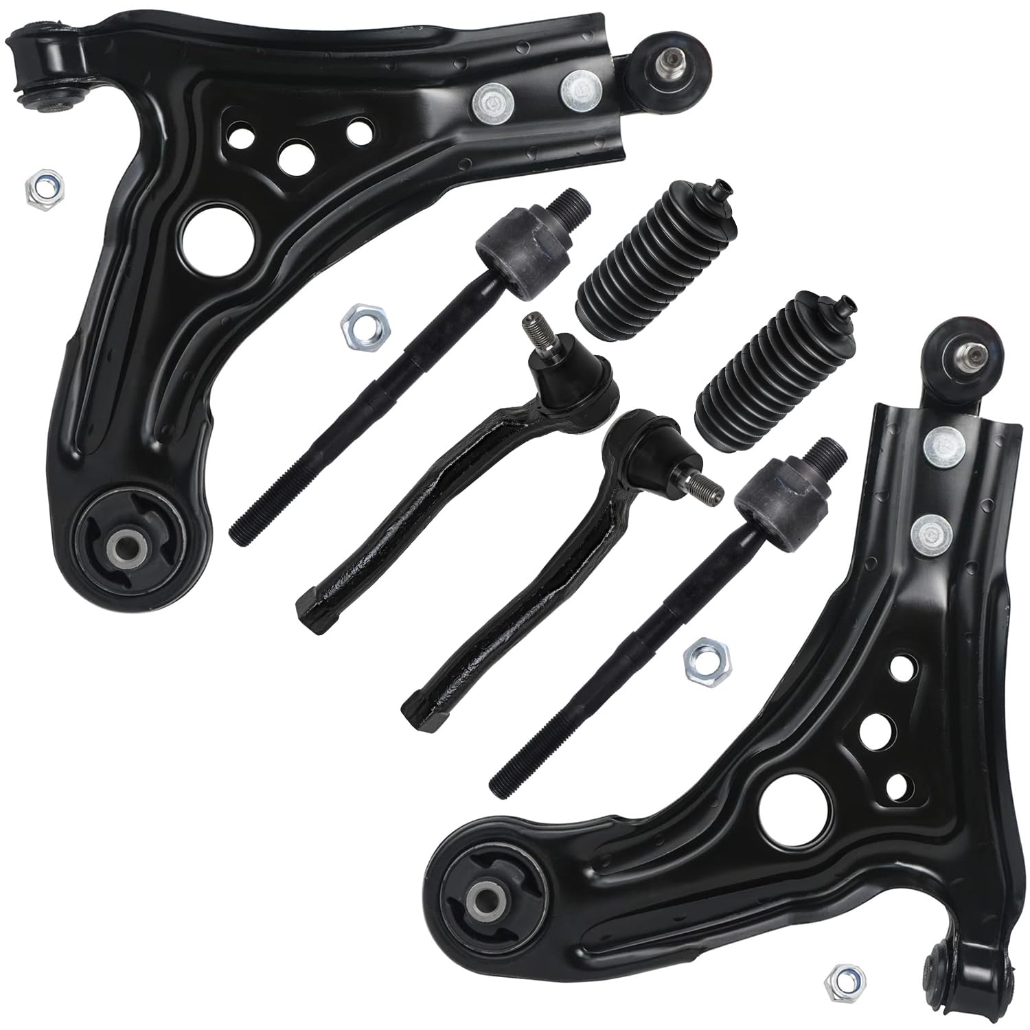 Detroit Axle - 8pc Front Lower Control Arms Kit for Chevy Aveo 5