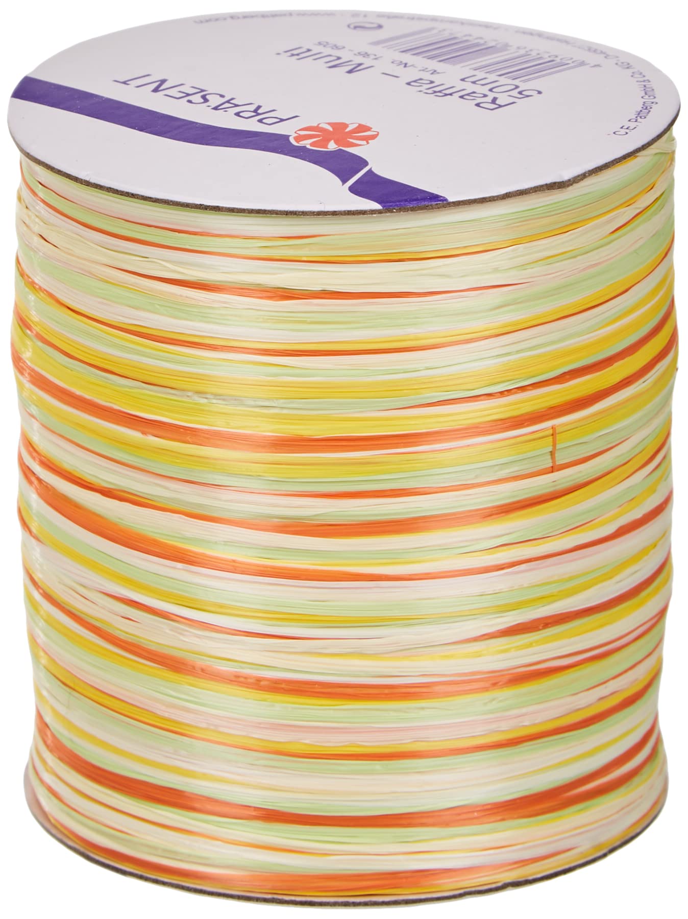Ruban De Raphia Multicolore 200m - Idéal Emballage Cadeau, Bricolage, Décoration Noël Et Tissage